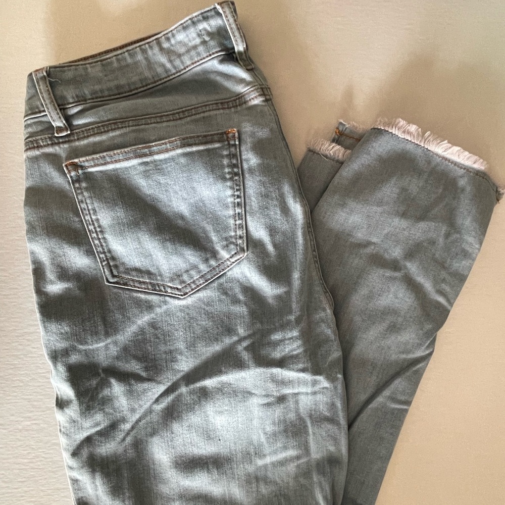 Eileen Fisher Womens Denim Light Wash Ankle Jeans Blue